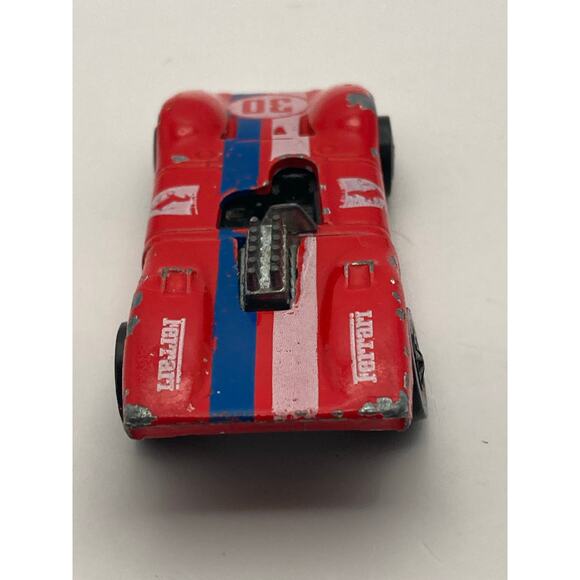 Vintage Hot Wheels 1969 Redline Ferrari 312P Back Engine Flip up Hood Diecast - Picture 8 of 10